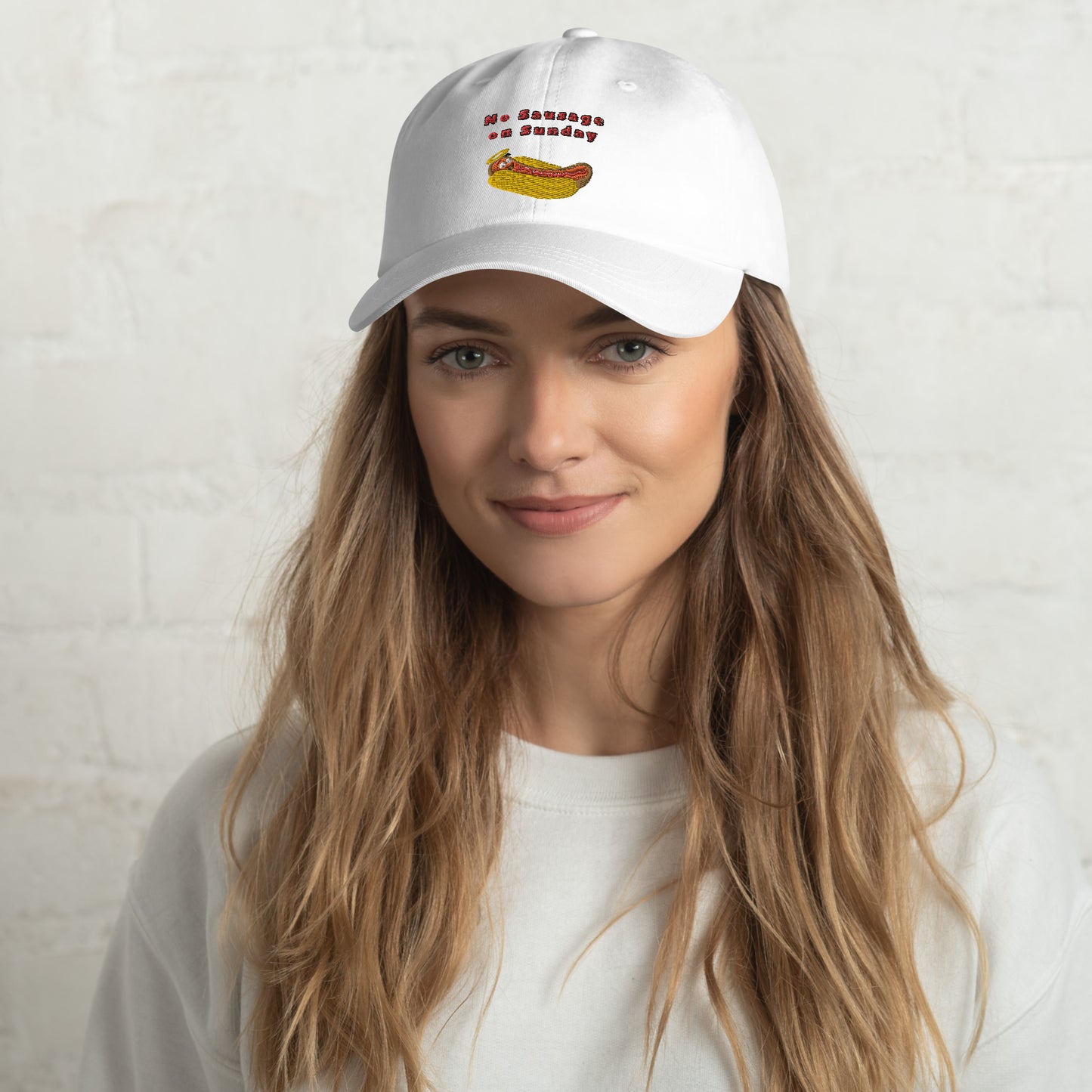 No Sausage on Sunday Embroidered Hat