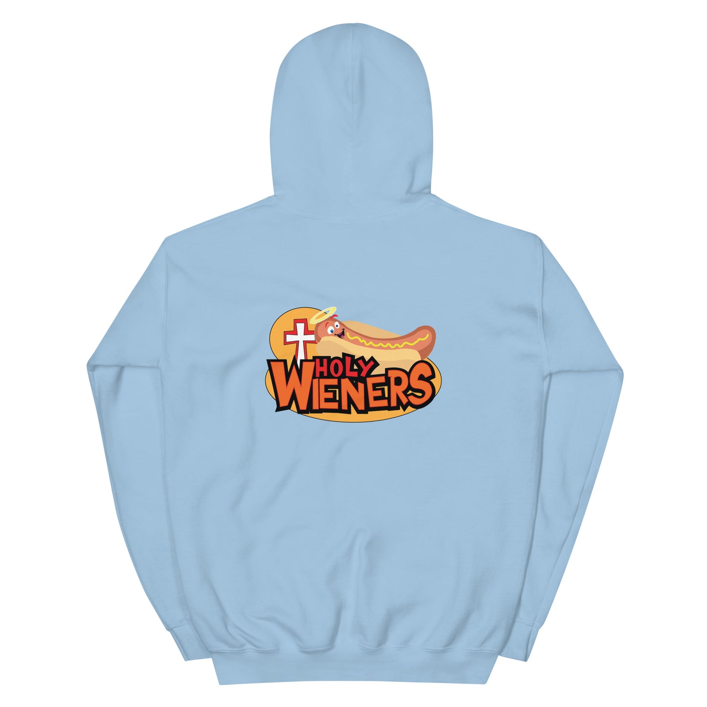 No Sausage on Sunday Embroidered Hoodie (Holy Wieners)