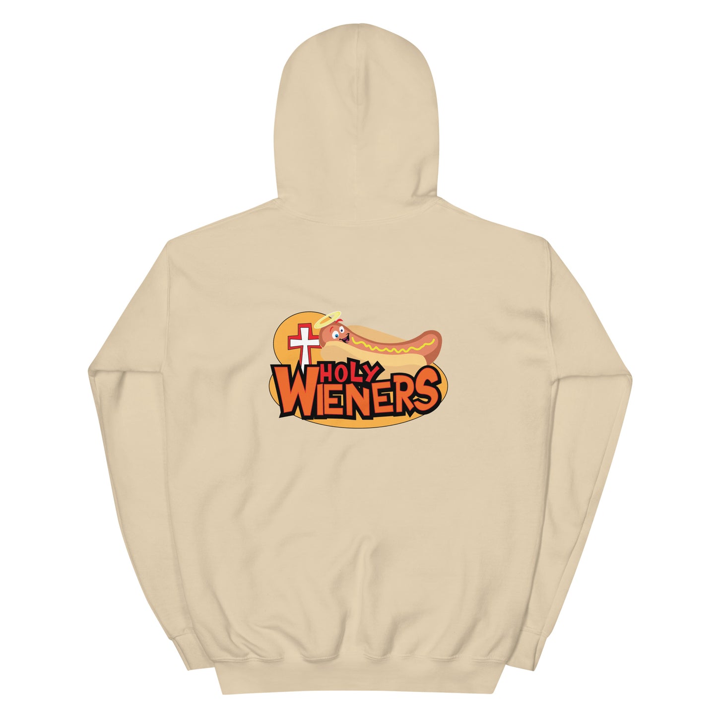 No Sausage on Sunday Embroidered Hoodie (Holy Wieners)